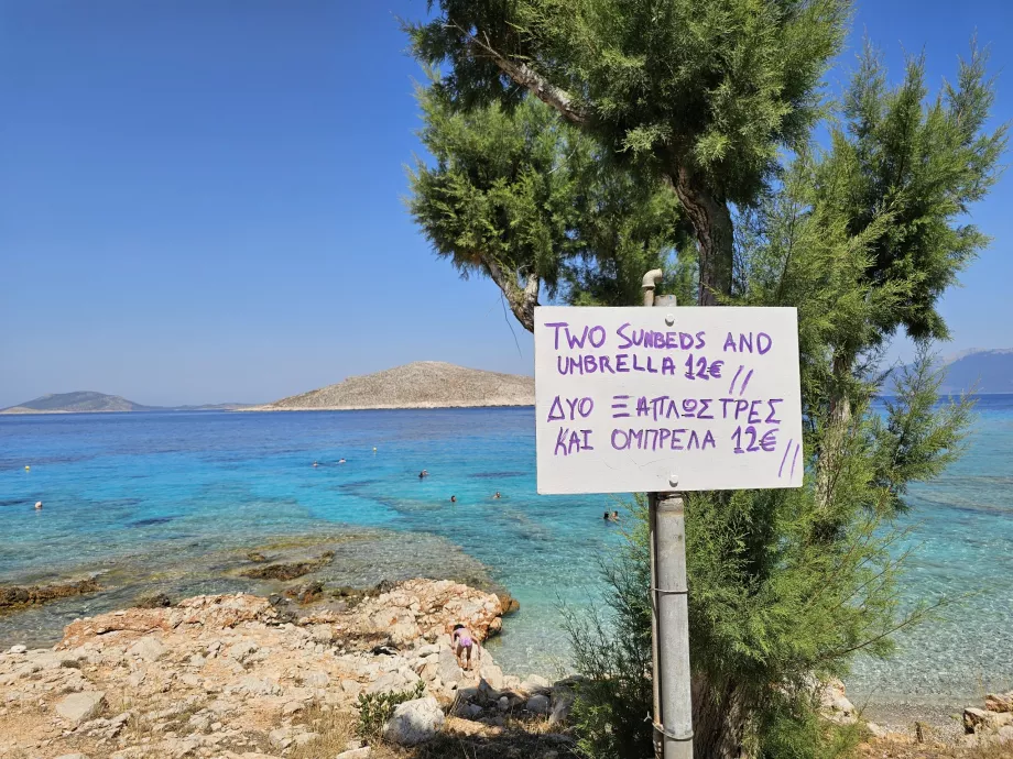 Prezzi, spiaggia di Ftenagia