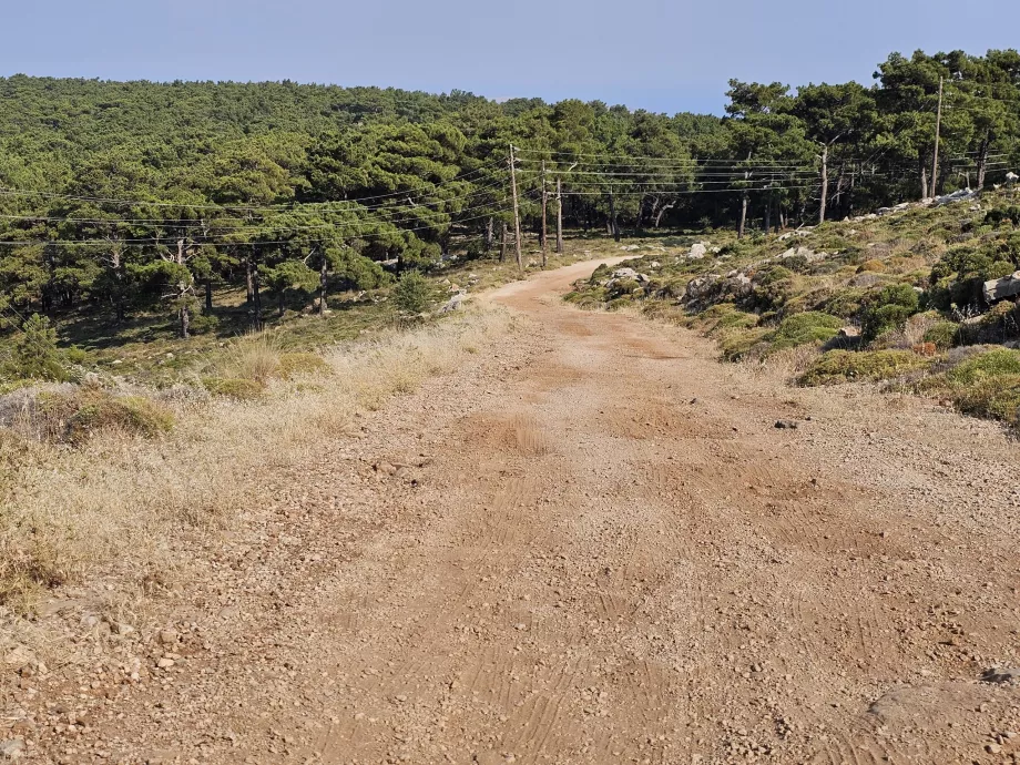 La strada per il monte Atavyros