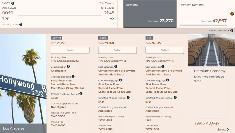 Classi tariffarie STARLUX