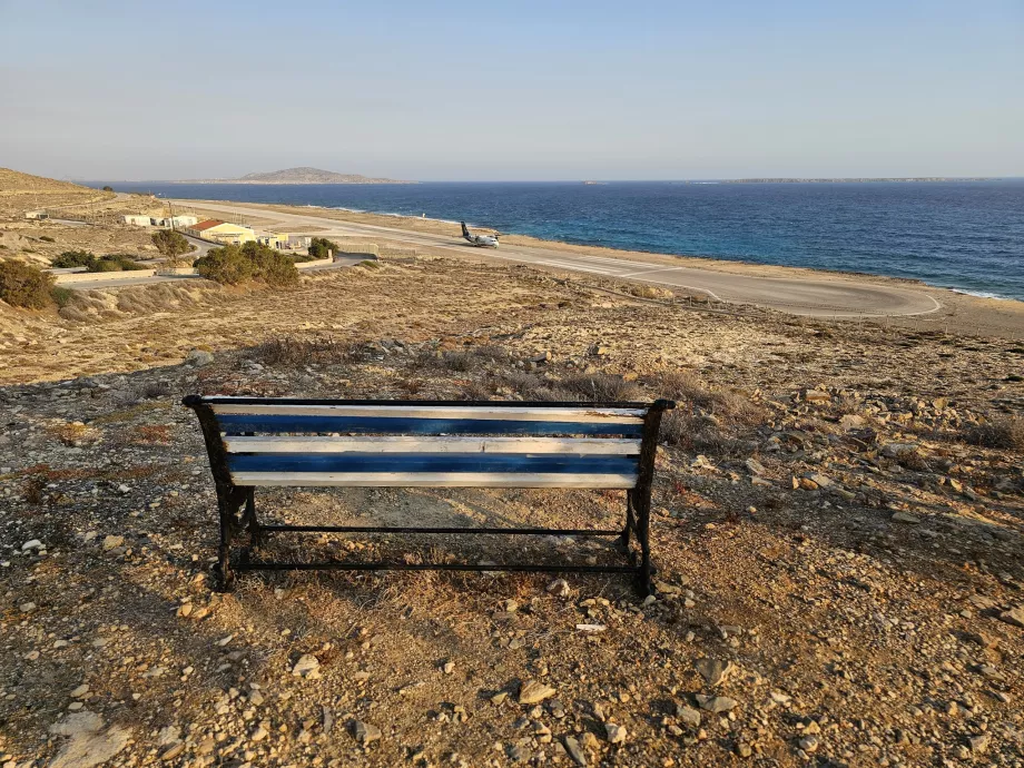 Vista dell'aeroporto di Kasos