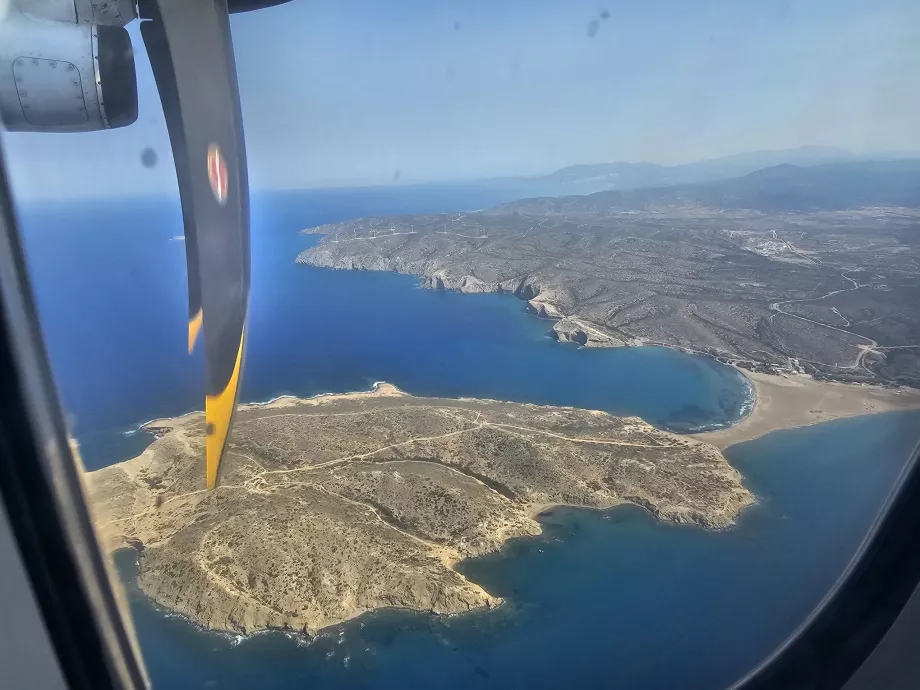 Prasonisi vista dal volo Karpathos - Rodi