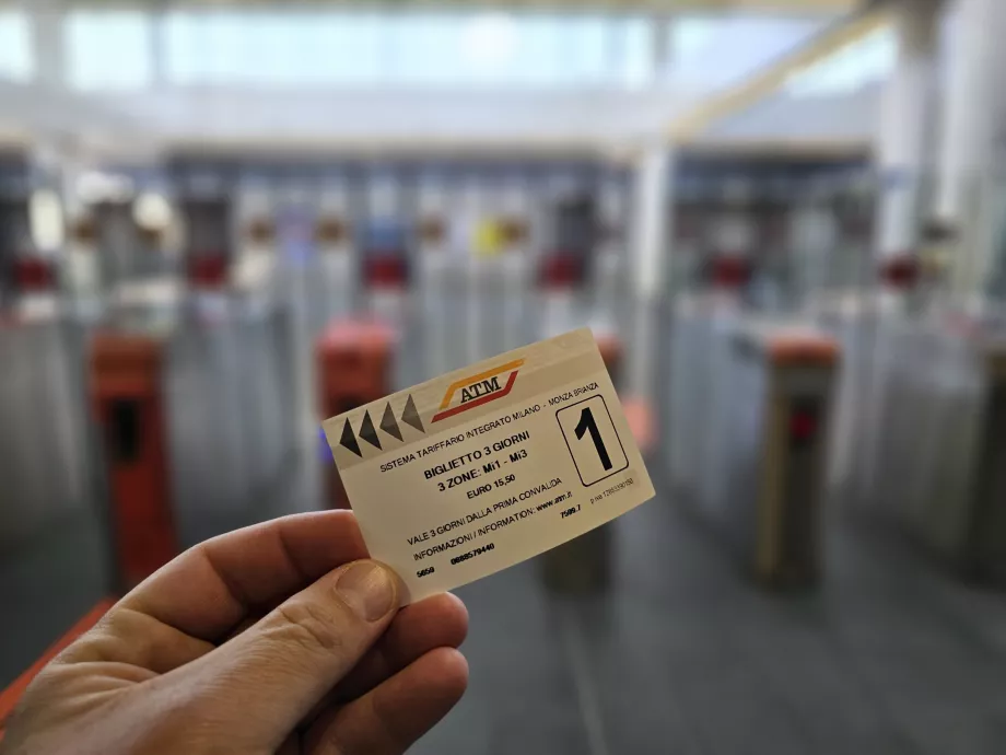 Biglietto cartaceo per il trasporto pubblico