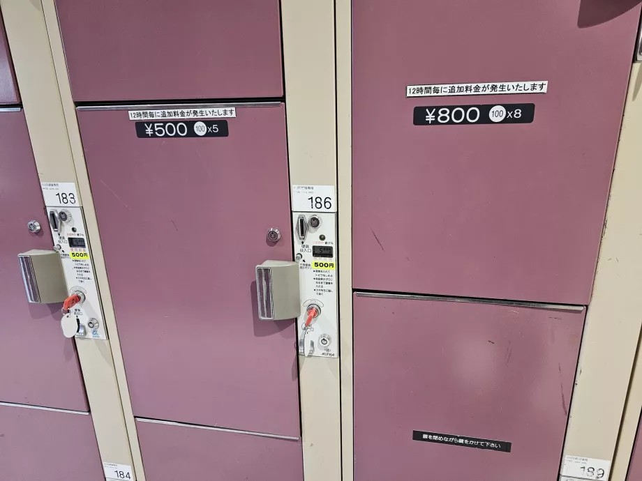 Prezzi del deposito bagagli