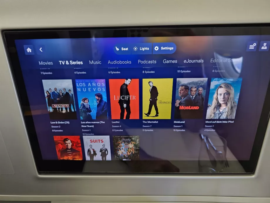 IFE, offerte di film