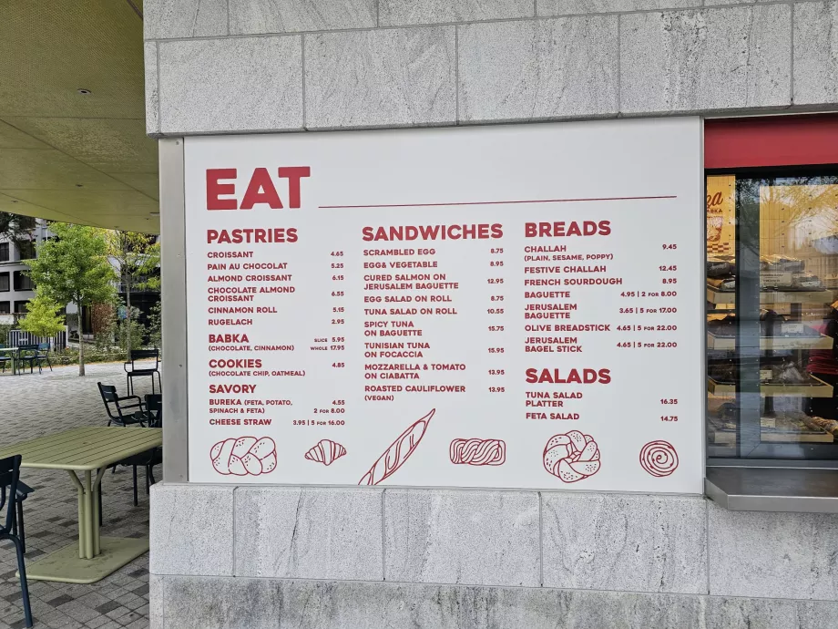 Prezzi del rinfresco