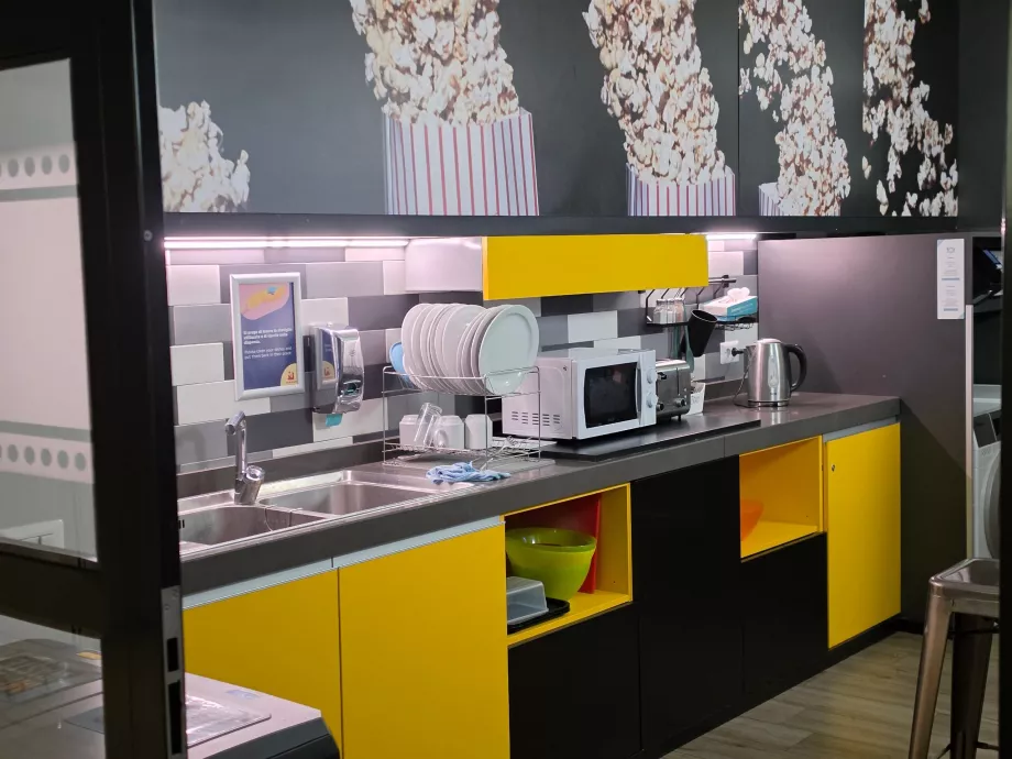 Cucina comune per gli ospiti
