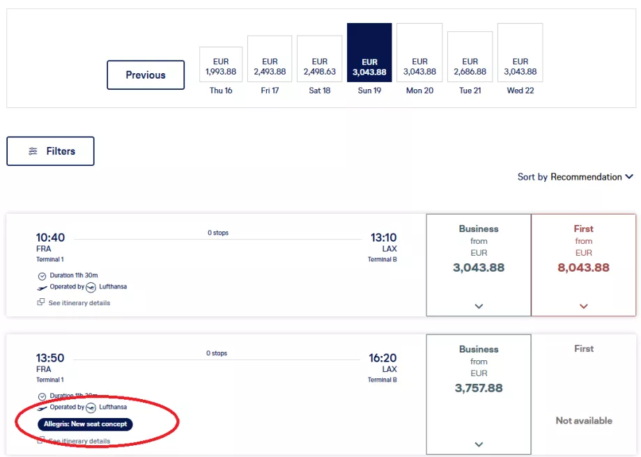 Esempio di descrizione di "Allegris