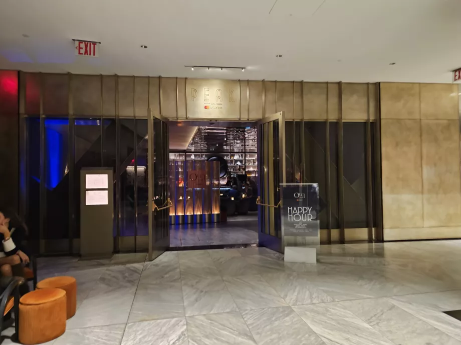 Ingresso al ristorante Peak