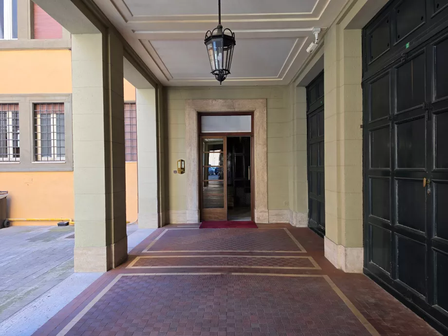 Ingresso dell'hotel