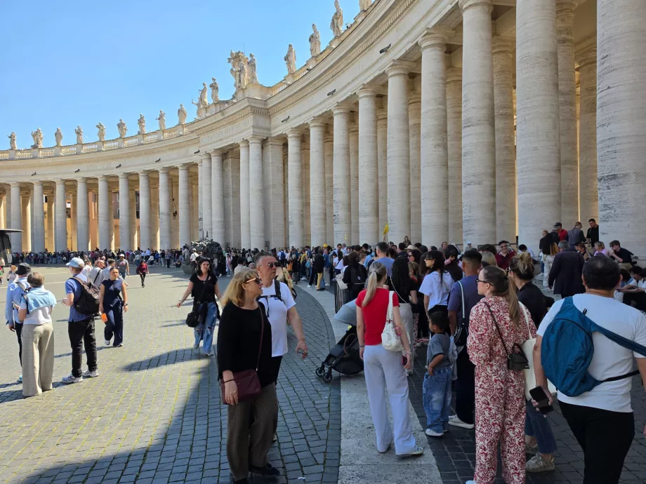 Coda per la Basilica di San Pietro (senza prenotazione)