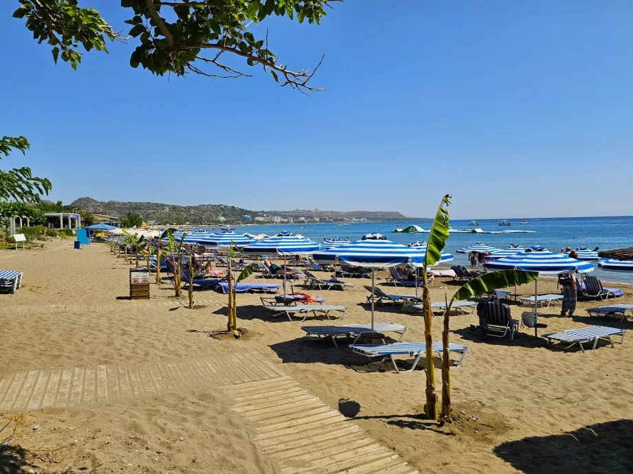 Spiaggia principale di Faliraki