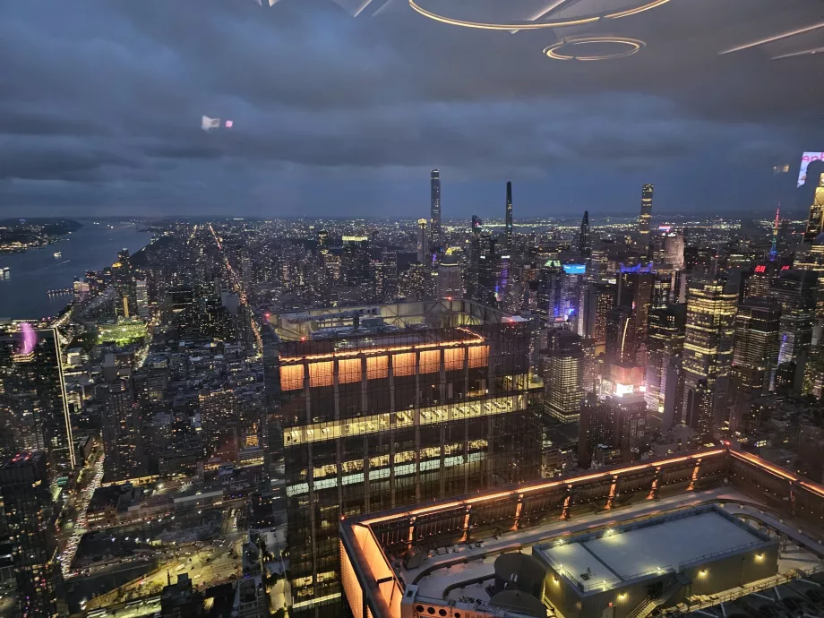 Vista dalla parte interna del punto di vista "The Edge"