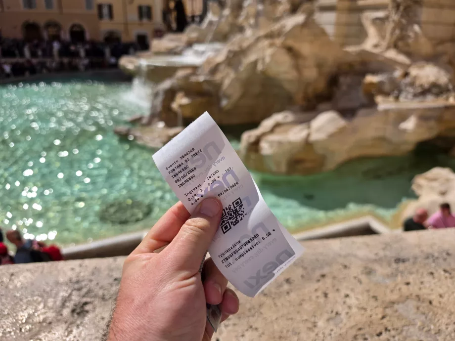 Biglietto per Fontana di Trevi