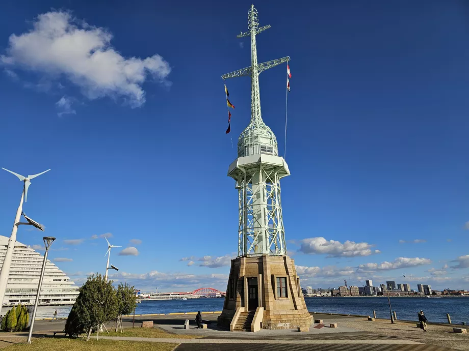 Vecchio faro di segnalazione di Harborland