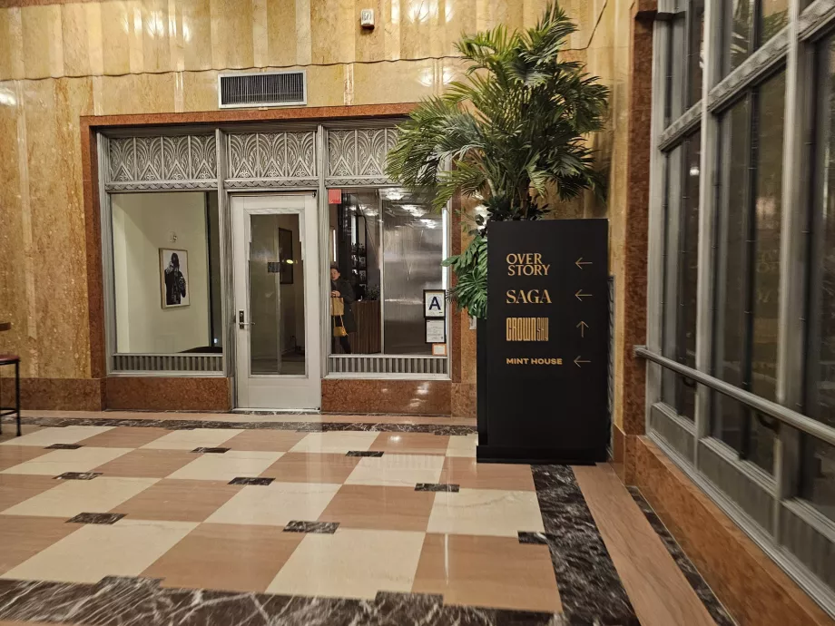 Ingresso al Bar Overstory