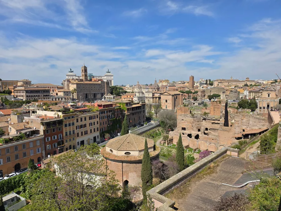 Il Foro Romano visto dal Palatino