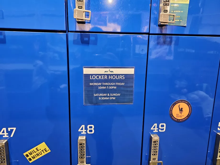 Centro NYRR, deposito bagagli per i corridori