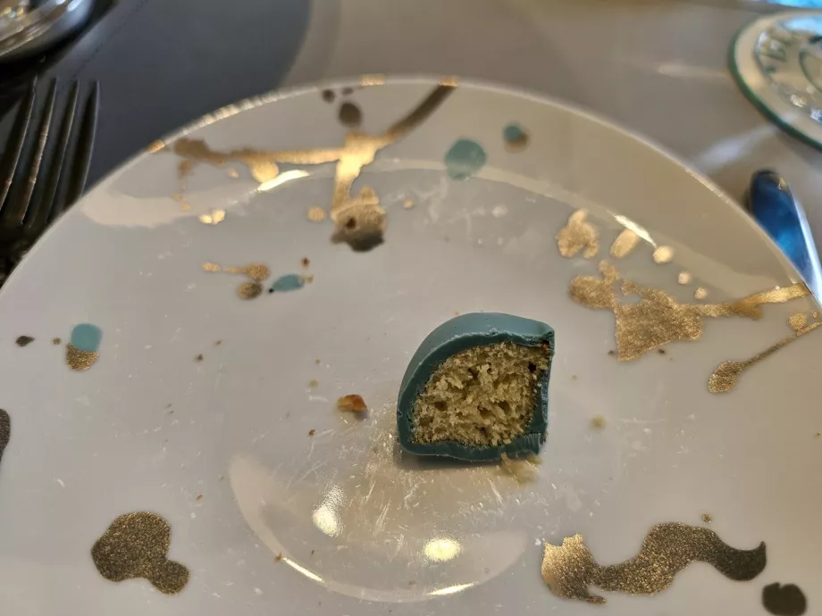 Scatola blu, dessert a fette