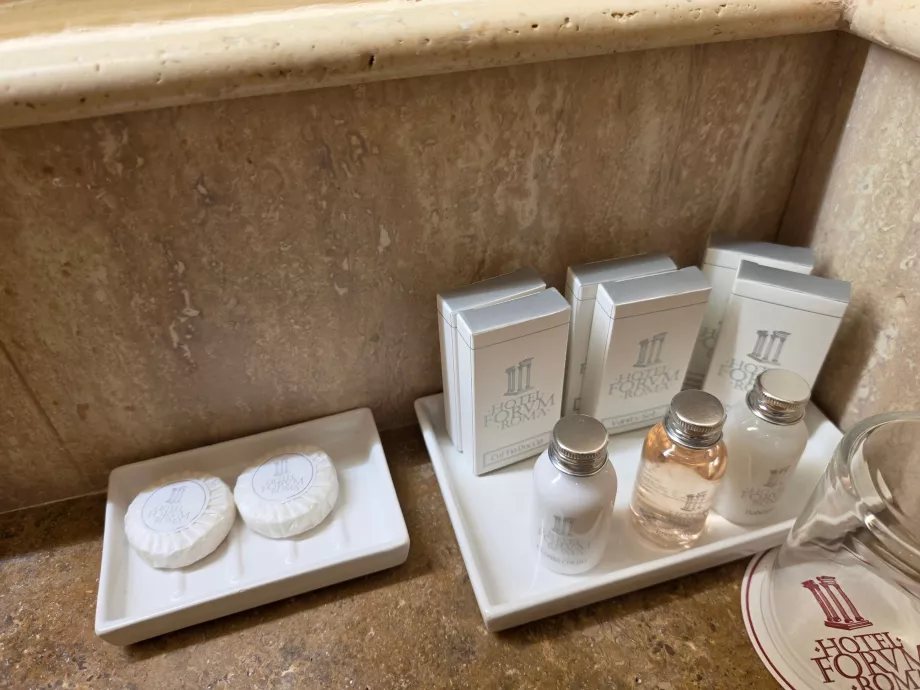 Kit di cortesia in bagno