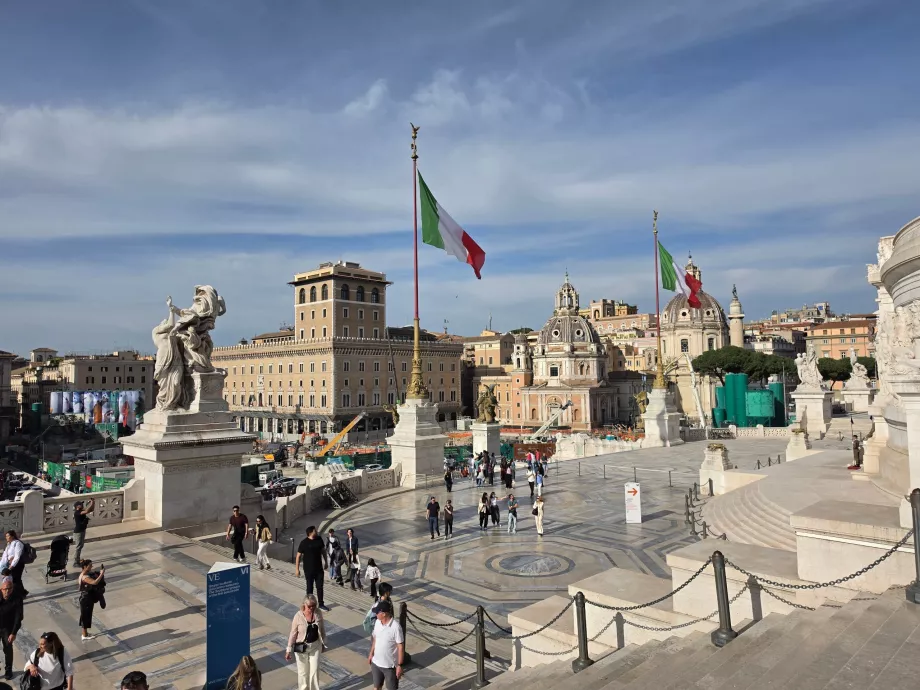 Altare della Patria, parte gratis