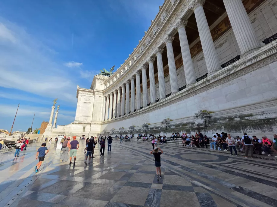 Altare della Patria, parte gratis
