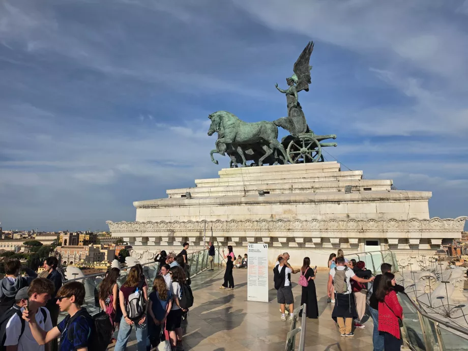Altare della Patria, parte a pagamento