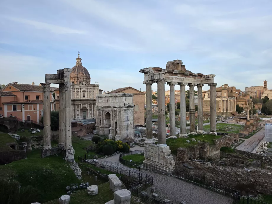 Vista del Foro Romano dal Campidoglio