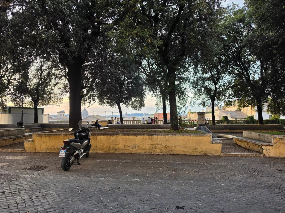 Punto di vista su Piazza del Campidoglio