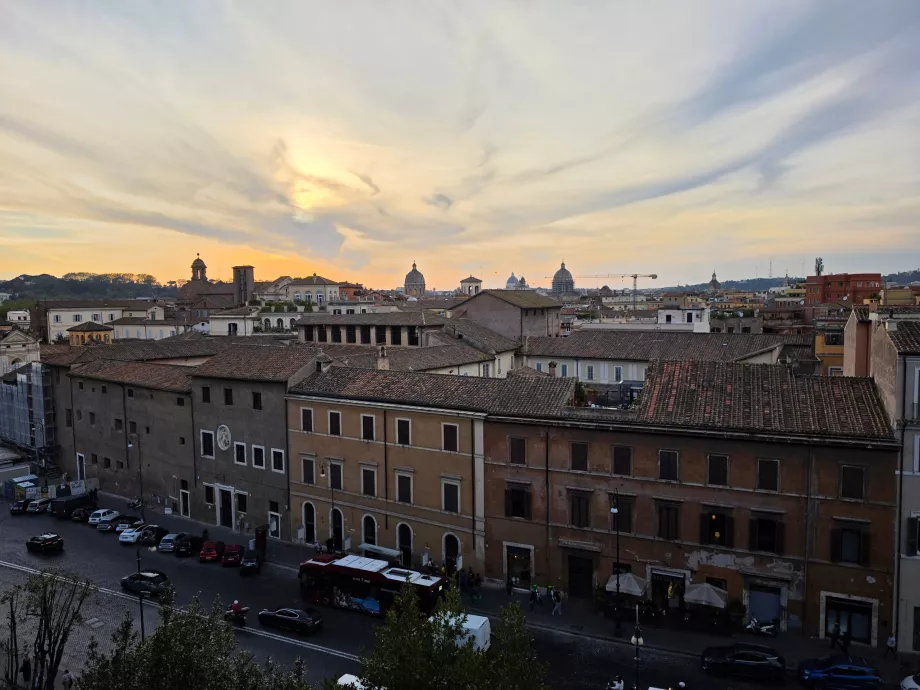 Punto di vista su Piazza del Campidoglio