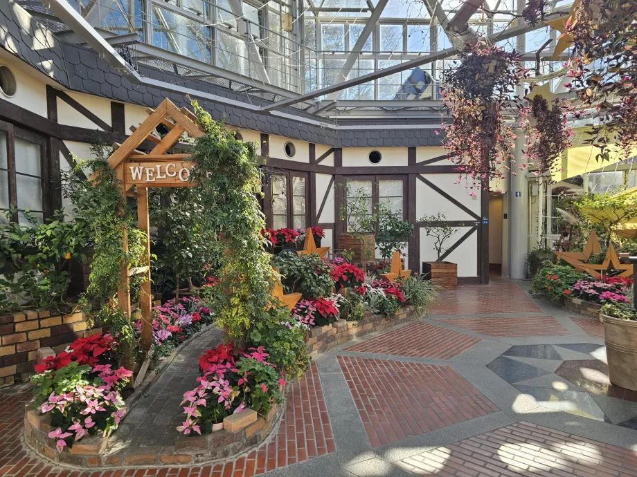 Serra del giardino delle erbe di Nunobiki