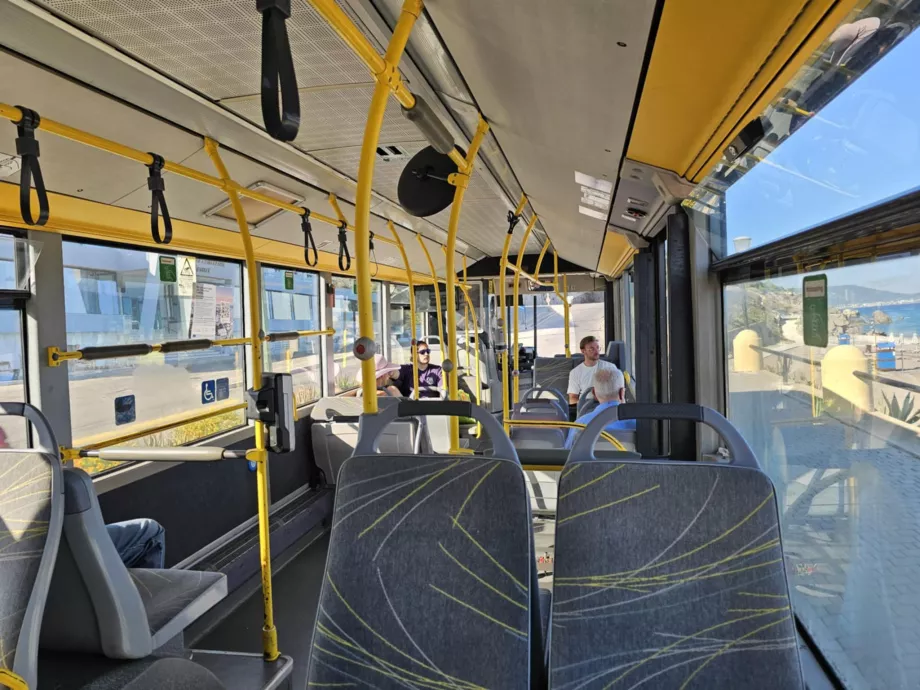 Interno degli autobus D.E.S. Roda