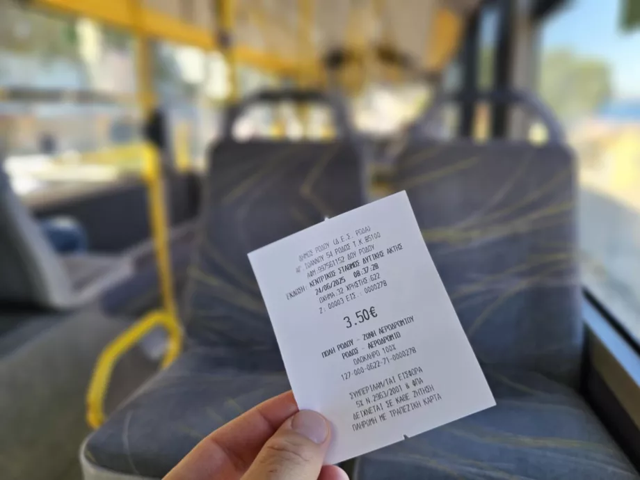 D.E.S. Roda biglietto d'autobus
