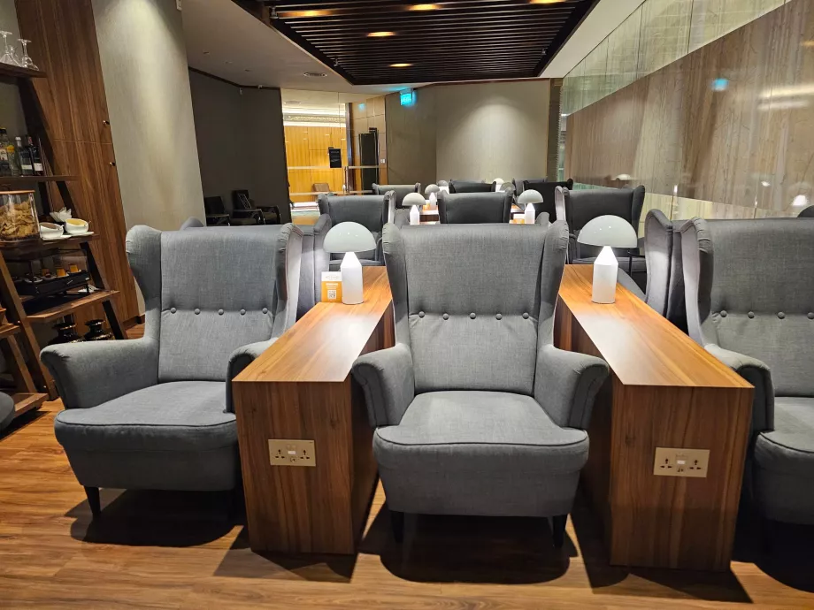 Sala d'attesa dell'aeroporto di Singapore