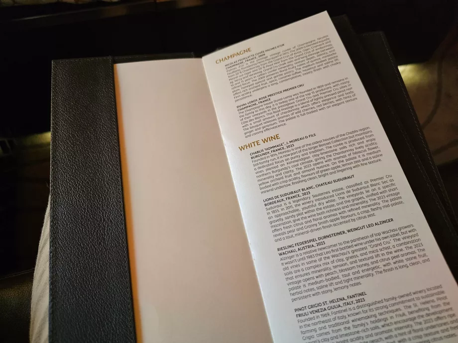 Carta dei vini