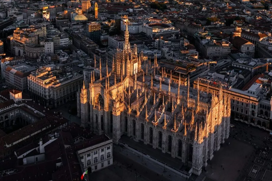 Vista aerea del Duomo
