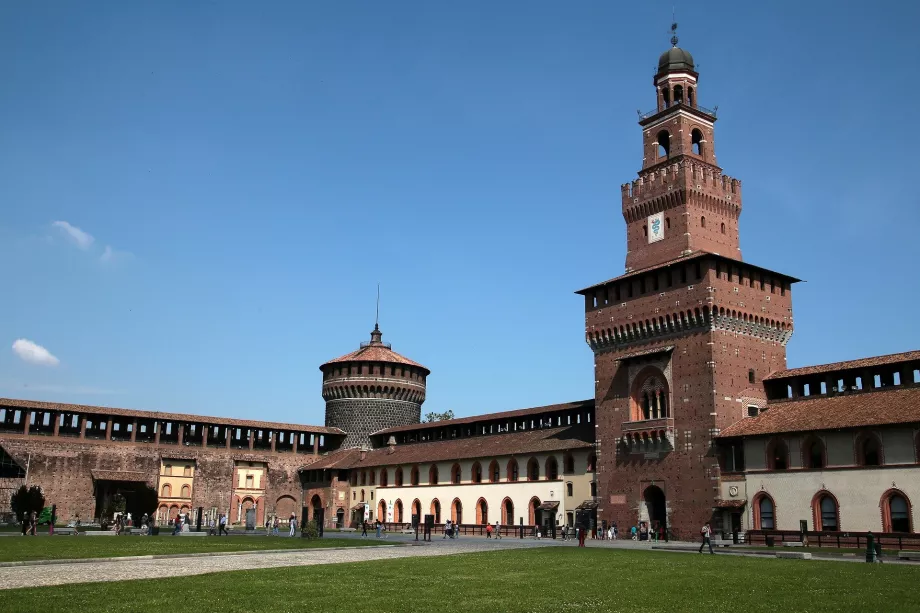 Cortile del Castello Sforzesco