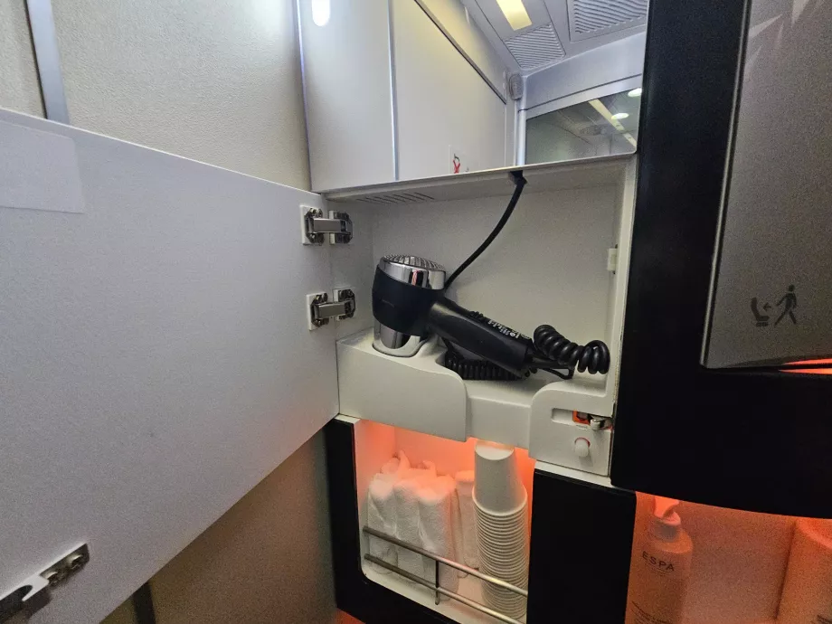 Un asciugacapelli nel nostro bagno