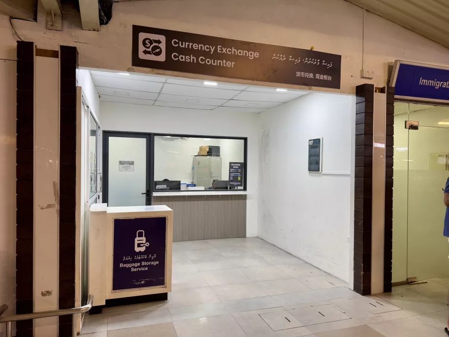 Ufficio di cambio e deposito bagagli Malé MLE