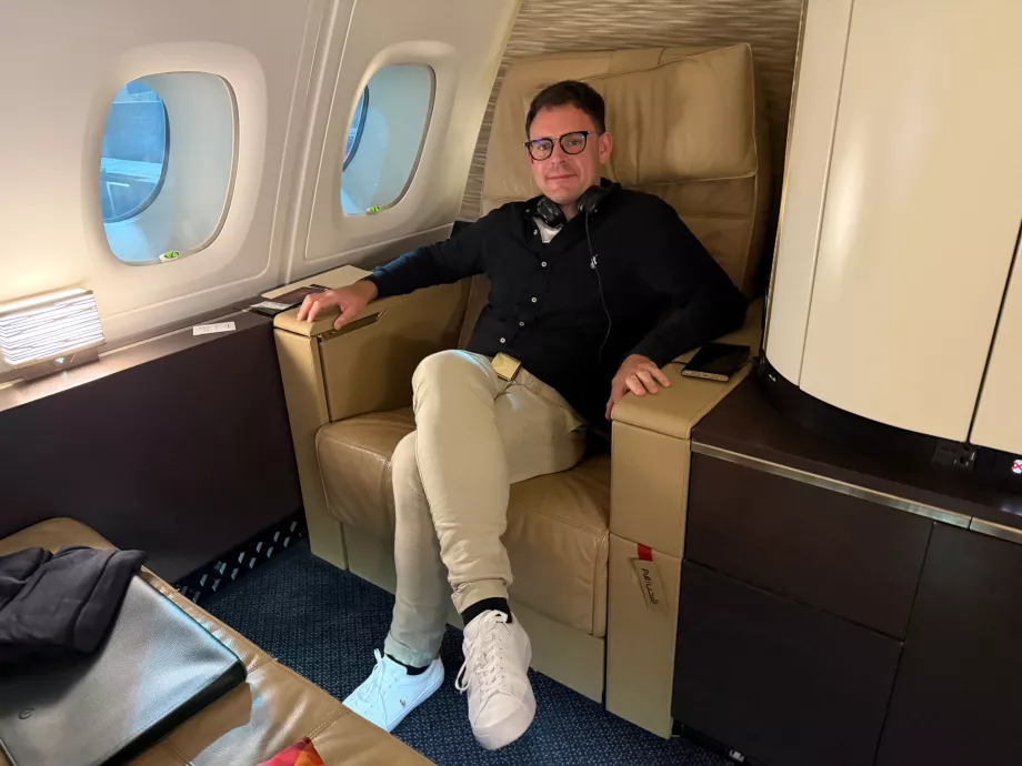 Io in prima classe su Etihad Airways