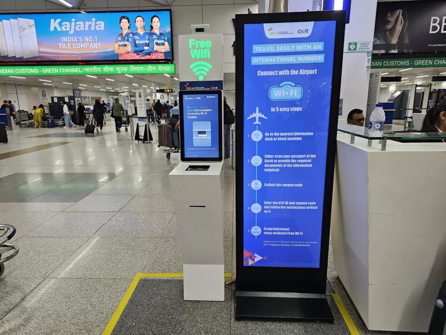 Chiosco per password wi-fi