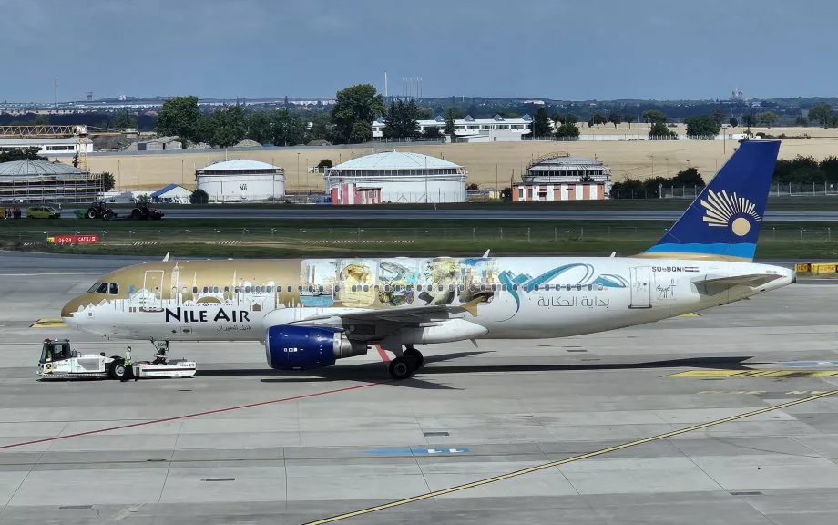 Nile Air, Airbus A320 all'aeroporto di Praga