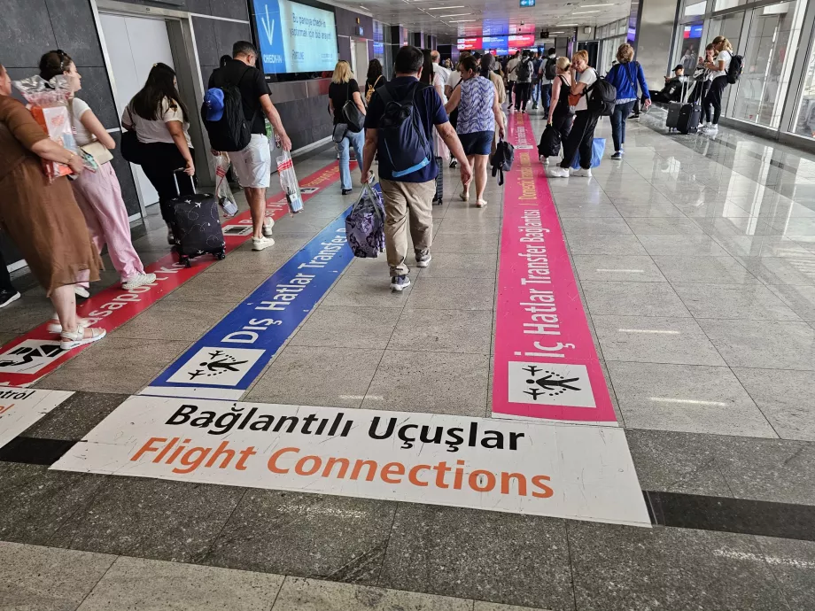 Segnalazione dei corridoi di trasferimento