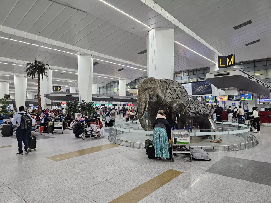 Sala check-in, Terminal 3