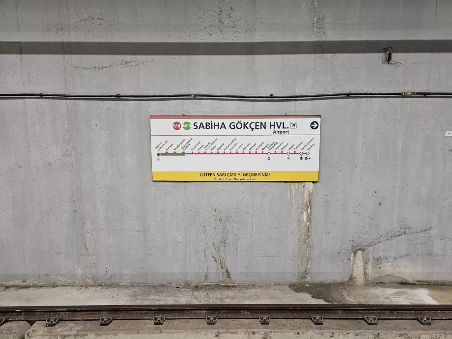 Stazione della metropolitana dell'aeroporto Sabiha Gokcen