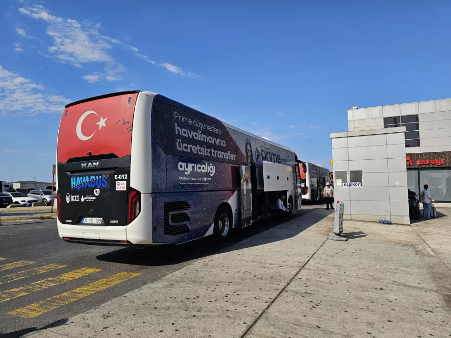 Fermate dell'Havabus in direzione del centro