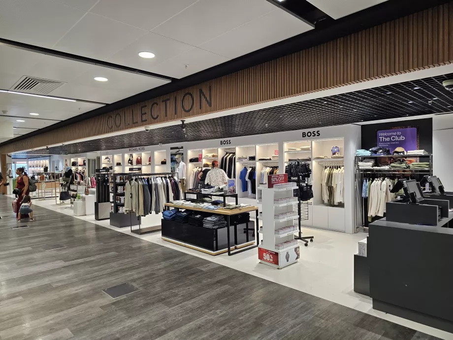 Boutique di lusso, sezione di transito