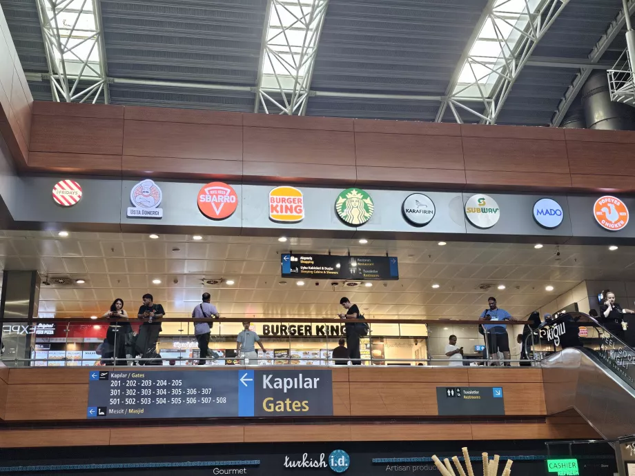 Food Court nella zona di transito