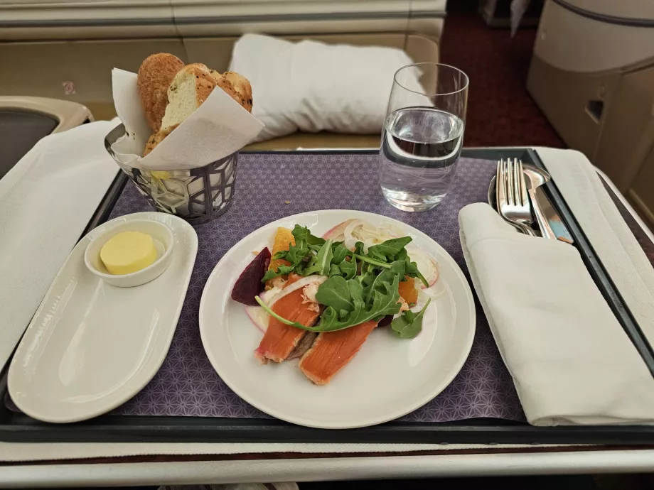 Antipasto principale, volo MEL-BOM