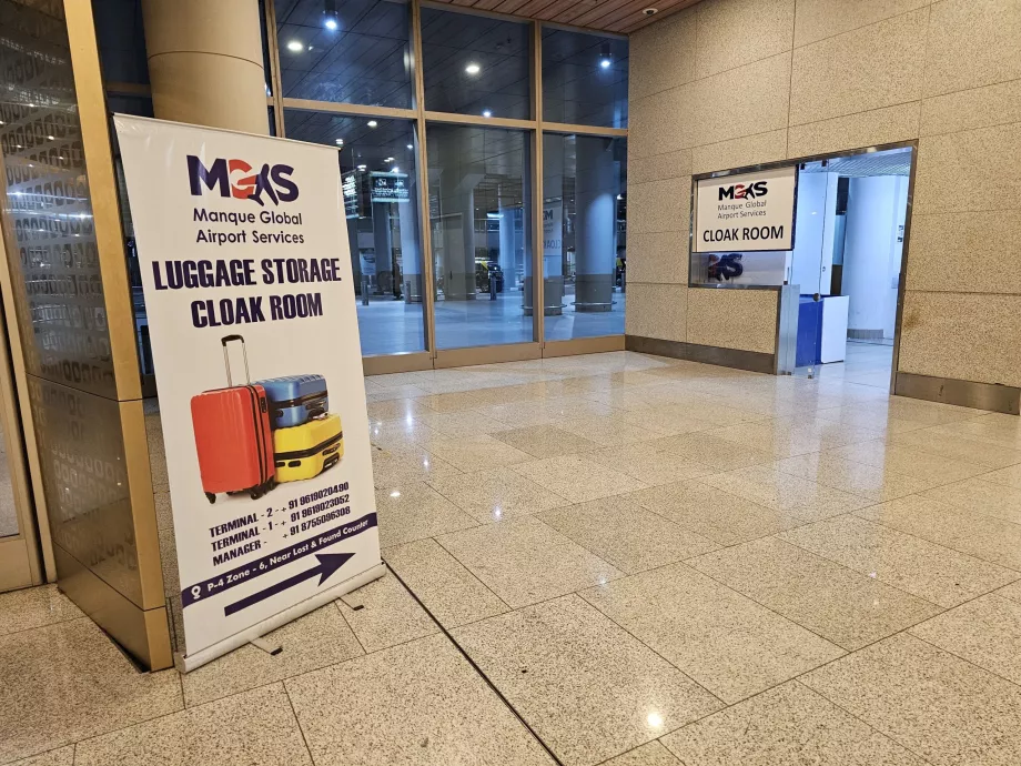 Deposito bagagli, Terminal 2