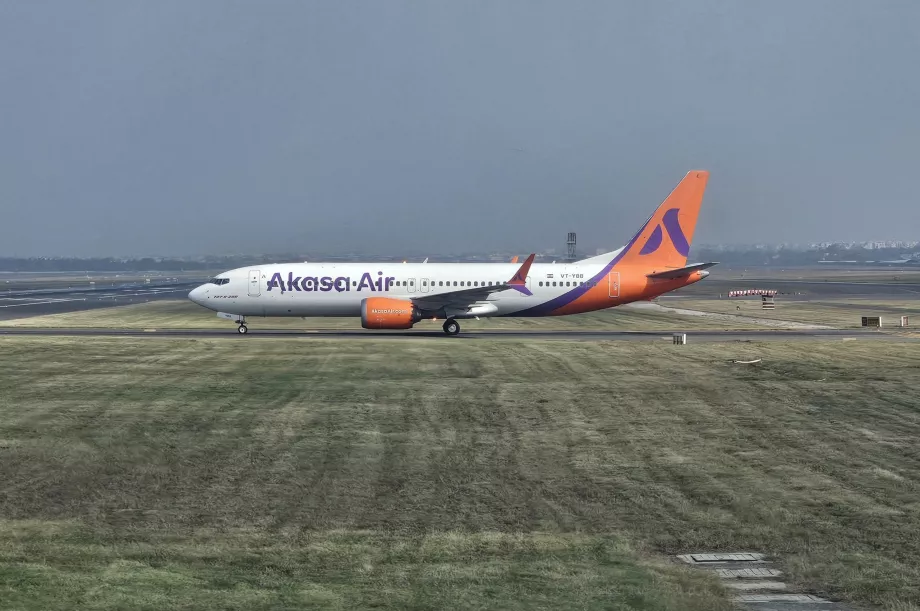 Akasa Air, Boeing 737, aeroporto di Delhi